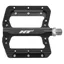 HT Components ANS01 Alloy Flat MTB Pedals - Black